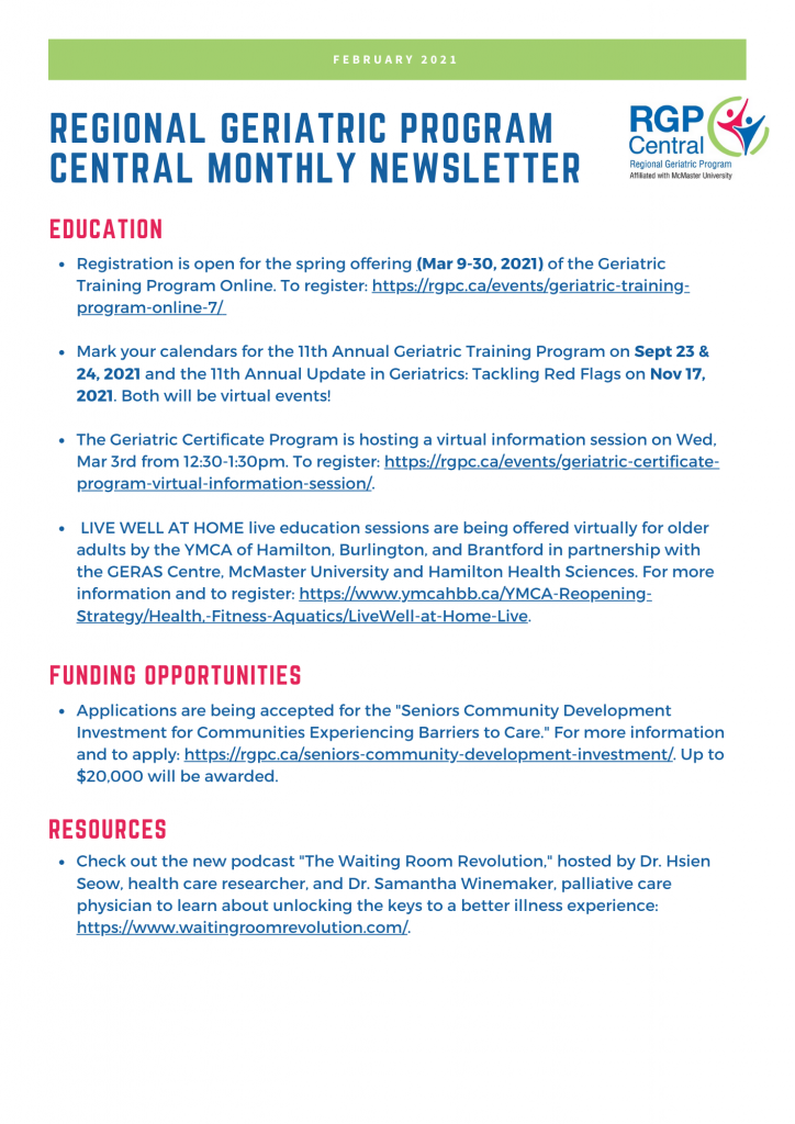 Link to February 2021 RGPc Newsletter